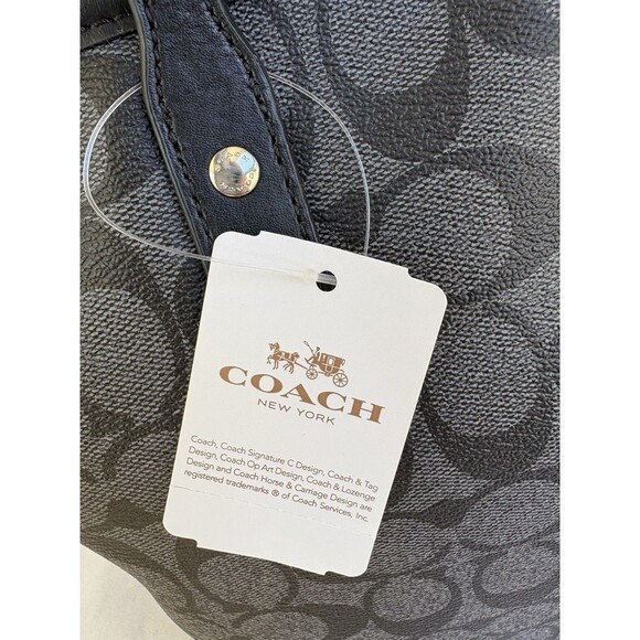 NWT Coach New York Skyline Monogram Zip Top Signature Tote Bag $325 MSRP - Picture 16 of 16